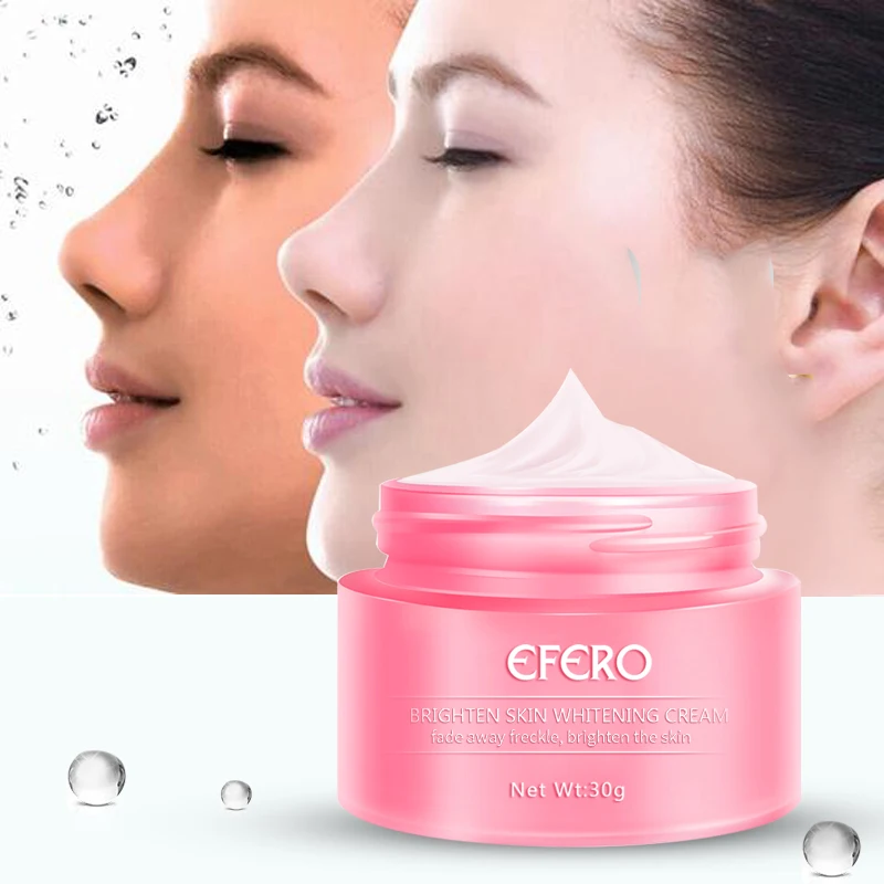 efero Face Cream Whitening Skin Repair Freckles Cream Remove Dark Spots Acne Melanin Remover Brightening Face Cream Moisturizing