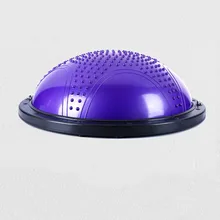 58 см йога баланс мяч тренажерный зал тренировка тренажер Пилатес Половина Йога мяч фитбол с сопротивлением полосы и насос для тренировок