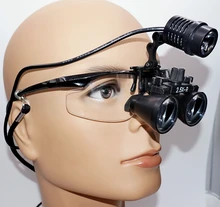 LED Illumination 2.5X 330mm Binocular Surgical Dental Magnifier Medical Surgery Loupe Ophthalmic Dental Clamp Magnifying Glass LED Illumination 2.5X 330mm Binocular Surgical Dental Magnifier Medical Surgery Loupe Ophthalmic Dental Clamp Magnifying Glass