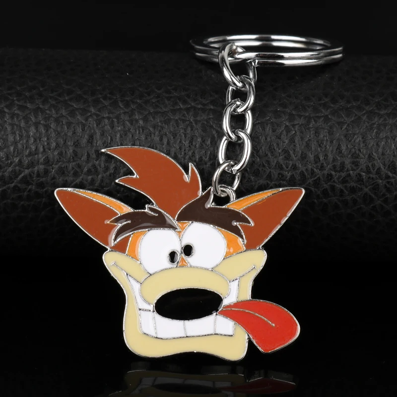 Dongsheng игры Crash Bandicoot Колье для Для женщин кожа цепи волк кулон аниме сплав брелок-50