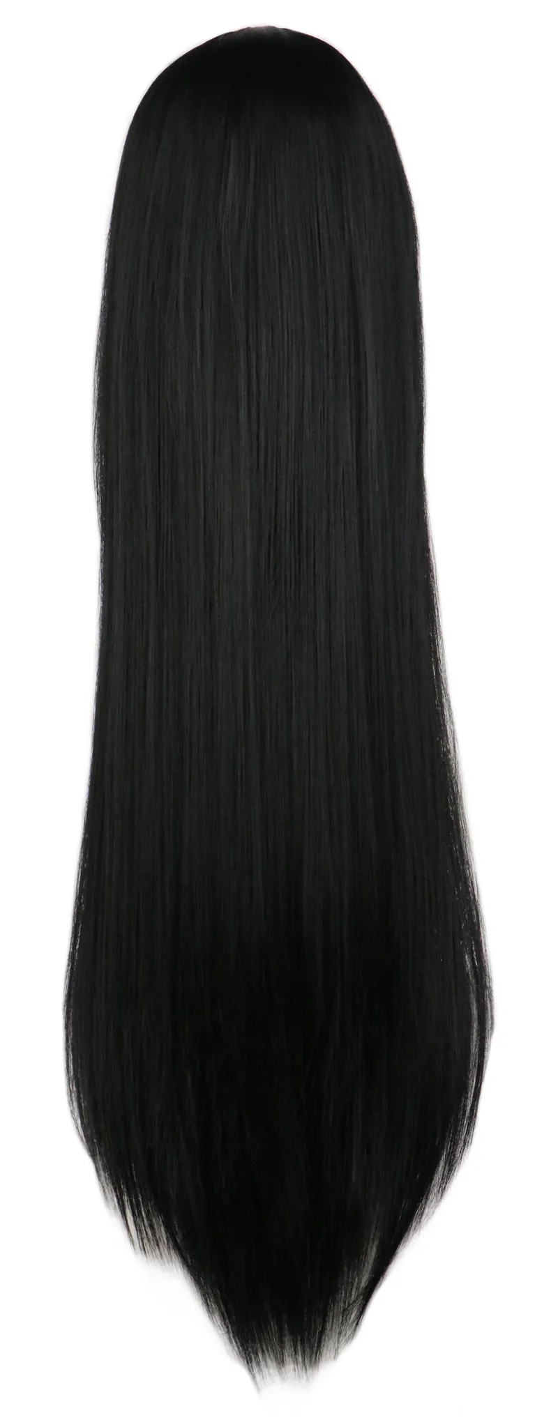 QQXCAIW, длинные прямые парики для косплея, черные, фиолетовые, розовые, голубые, серебристые, серые, светлые, белые, оранжевые, коричневые, 80 см, синтетические волосы, парики
