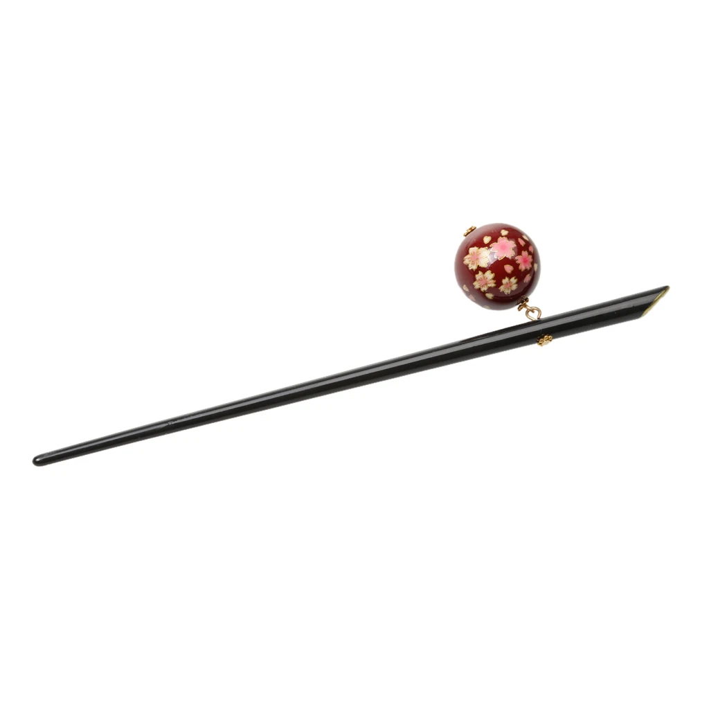 3 Piece/Set Acrylic Beautiful Sakura Flower Ball Hairpin Hair Stick Japanese Kanzashi Bridal Wedding Party Festival Hair Jewelry