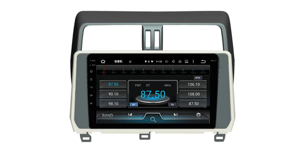 10.1 HD IPS Screen DSP Stereo Android Car DVD GPS Navi Map For Toyota Prado 2018~2019 2 DIN multimedia player radio WiFi system 7
