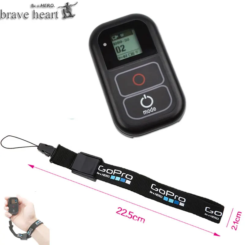 Go Pro hero5 Remote Control + Wireless RC Charging Cable + smart WIFI