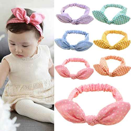 

Hot Fashion 1Pc Kids Girls Cute Rabbit Ear Headband Hair Band Bow Headwear 6KJ5 7ENR