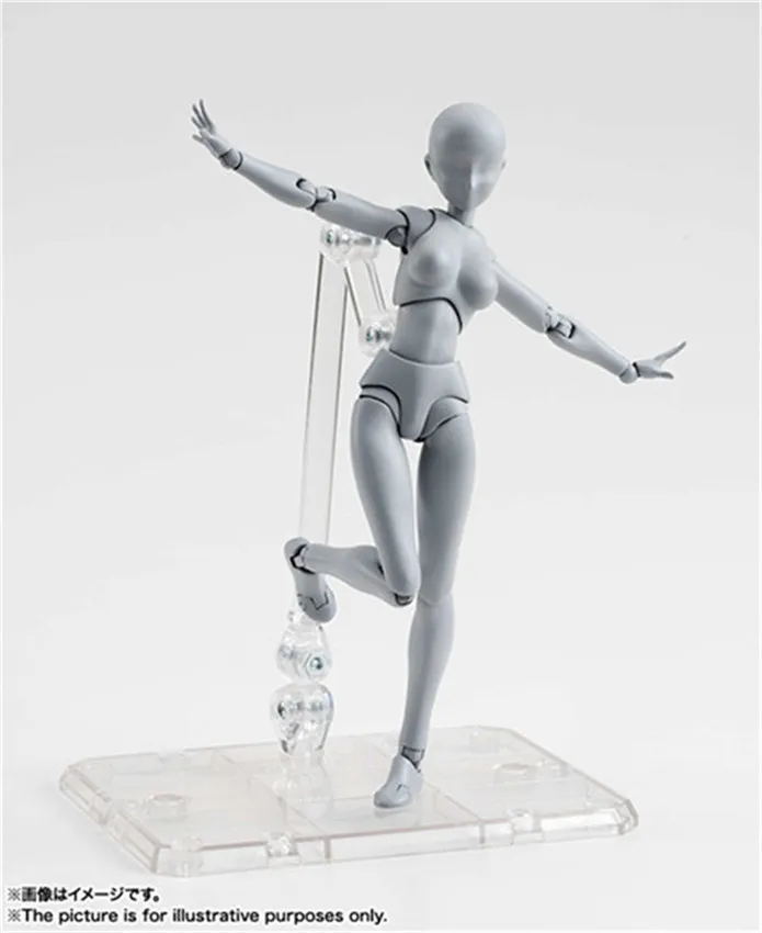 SHF BODY KUN/Боди CHAN BODY-chan body-kun серый цвет Ver. Черная ПВХ фигурка Коллекционная модель игрушки