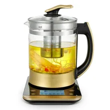Электрический чайник для здоровья полностью автоматический добавить толстое стекло Многофункциональный кипящий чайник для поднятия тела