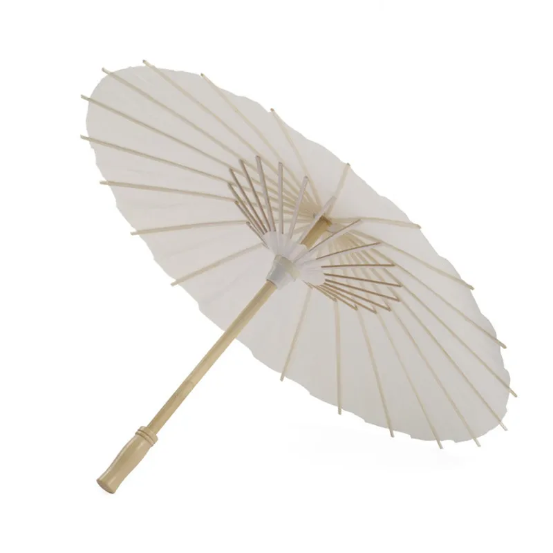 

YO CHO 20.47in Wedding mariage Umbrella Wedding Accessories Photo props Decoration Beige Paper White Umbrella DIY Bridal parasol