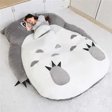 1,2x0,8 м Мой сосед Тоторо татами спальный двойной кровать Beanbag диван для Audlt теплый мультфильм Тоторо татами спальный мешок матрас