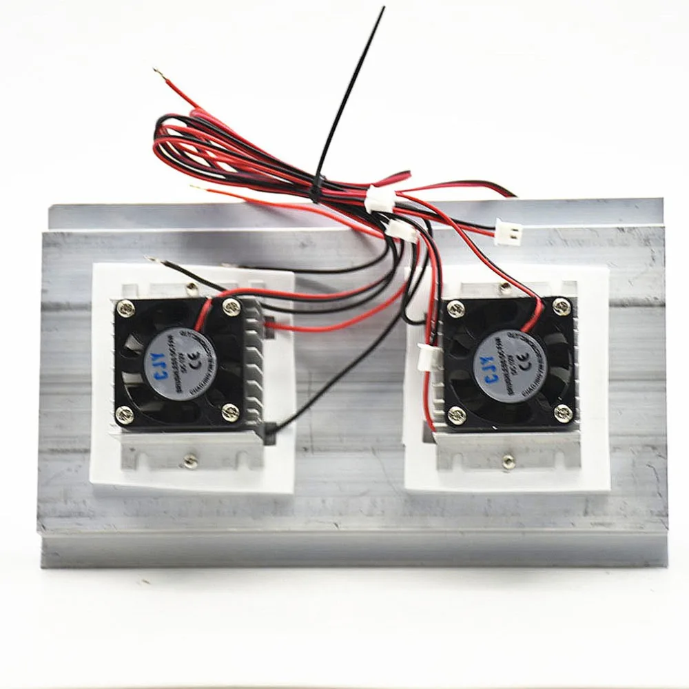 Термоэлектрический Пельтье комплект системы охлаждения холодильника полупроводниковый охладитель большой радиатор холодной проводимости модуль двойные вентиляторы