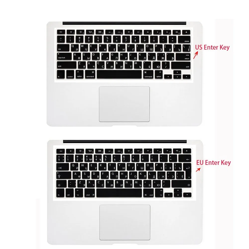 RYGOU для Macbook Air 13 крышка клавиатуры с русскими буквами для Mac Book Pro 13 15 17 imac Силиконовая Защита клавиатуры наклейки