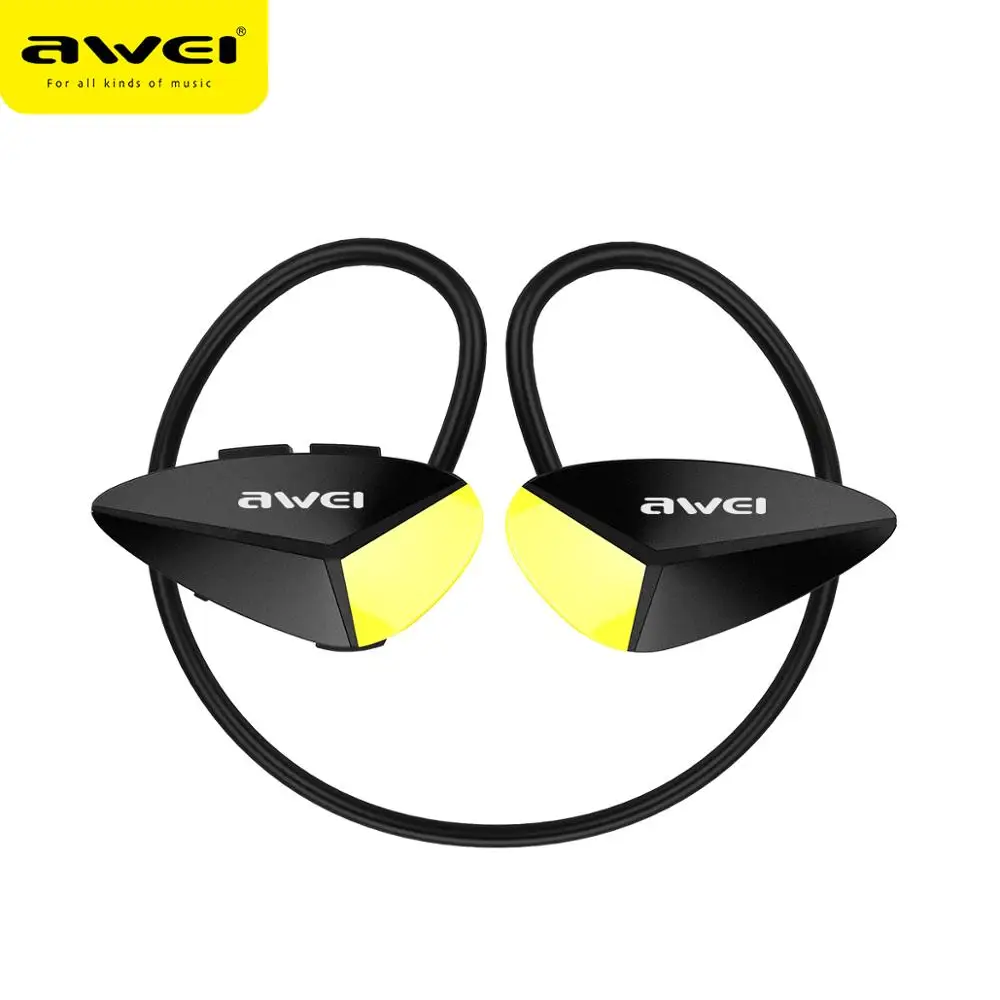 Беспроводные Bluetooth Наушники AWEI A887BL с микрофоном стереонаушники шейным ремешком
