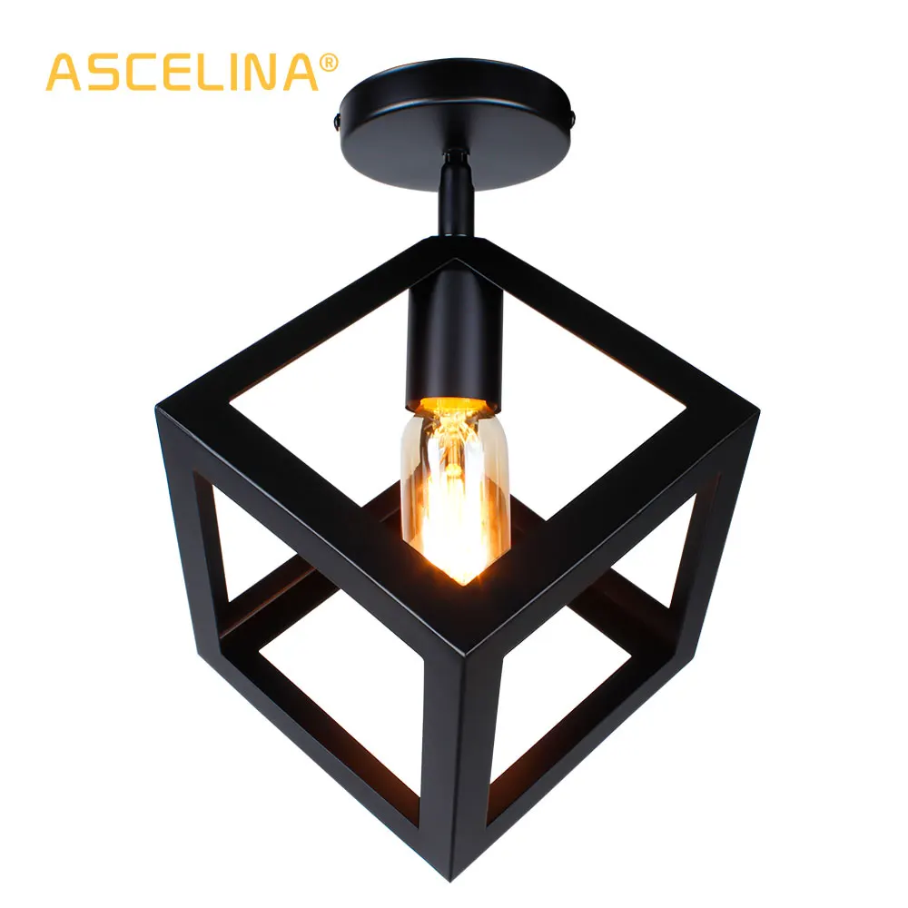  Vintage Ceiling Lamp Industrial ceiling light rectangle Ceiling Lighting triangle LED ceiling light - 32669371143