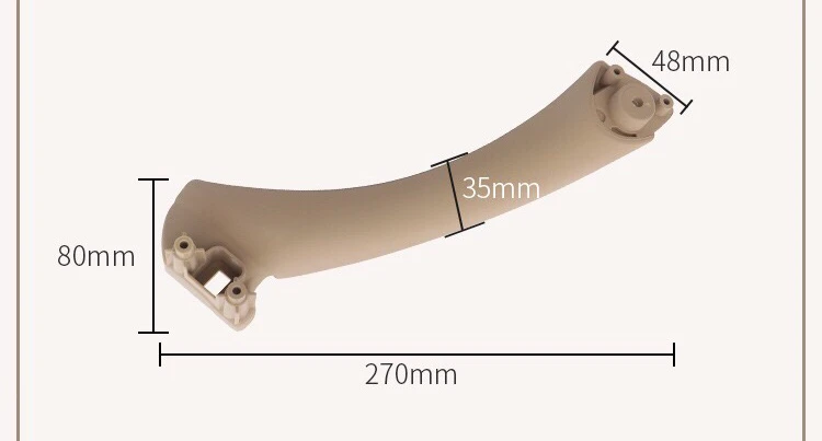 Автомобиль внутренняя ручка дверные панели тянуть накладка серого, бежевого и черного цветов левый и правый для BMW 3 серии E90 320
