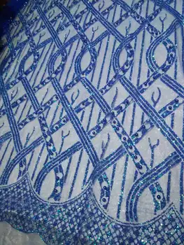 

Glitter glued sequin ring French mesh bottom lace sequins Africa Nigeria lace shiny piece for dress ladies clothing