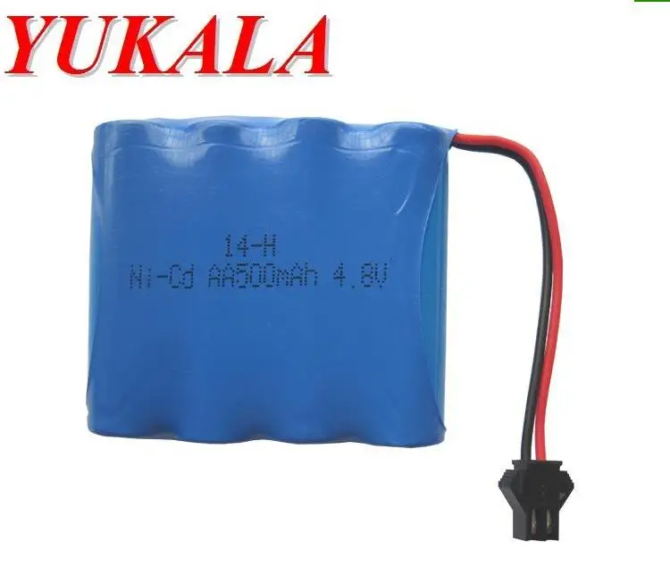 

YUKALA 4.8 V 500mAh N-CD AA Battery for RC car RC boat RC tank 2pcs/lot Free shipping