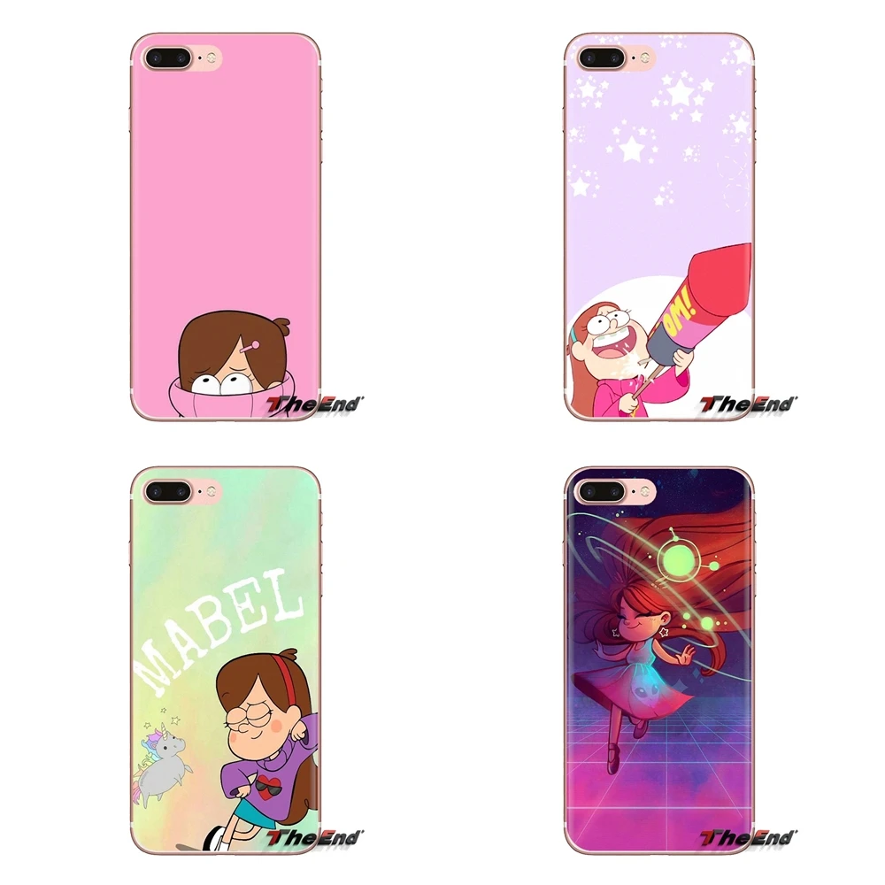 

For Xiaomi Mi3 Samsung A10 A30 A40 A50 A60 A70 Galaxy S2 Note 2 Grand Core Prime Cartoon Gravity Falls Mabel Pines TPU Skin Case