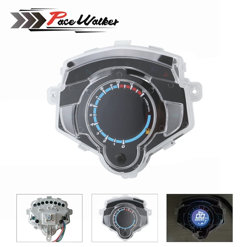 

7 Color Screen Motorcycle Instrument LCD Digital Gauge Speedometer Tachometer Odometer FOR Yamaha LC135