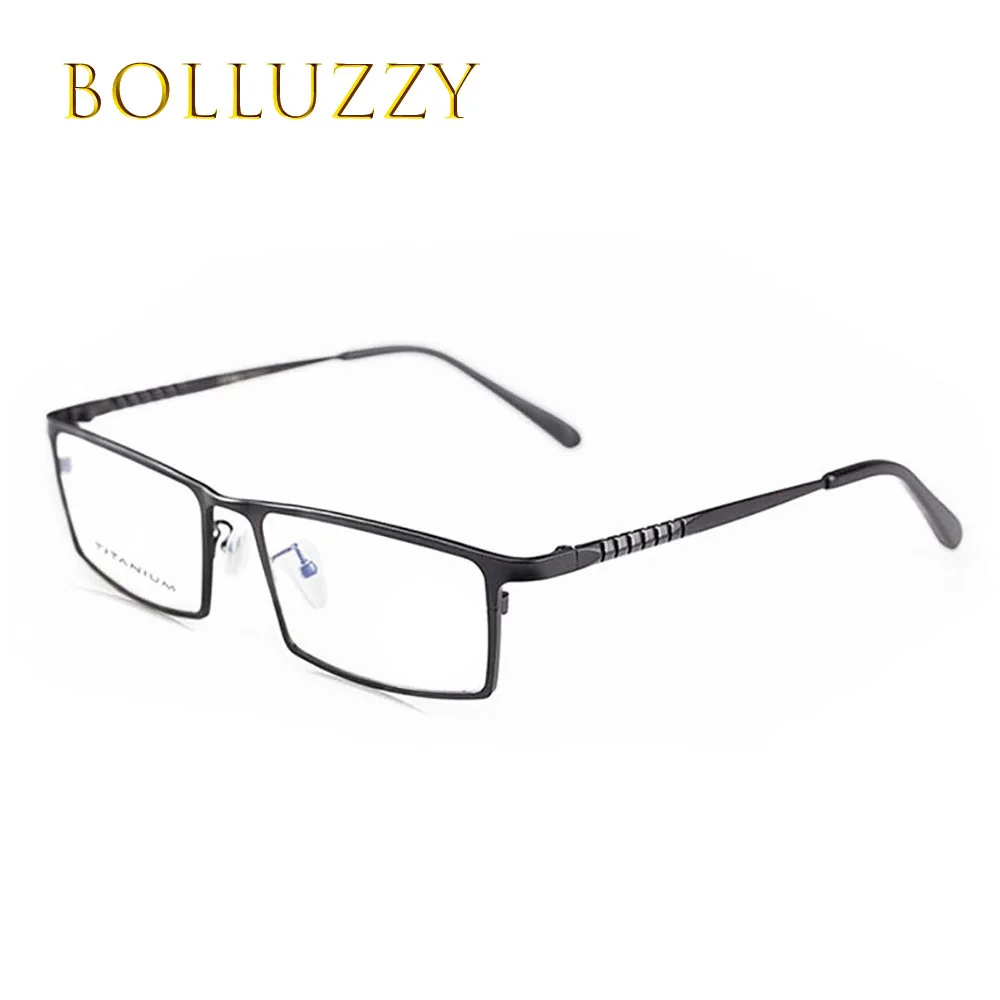 man fashion brand designer titanium myopia prescription luxury glasses