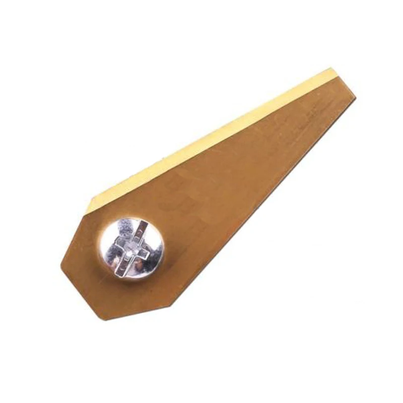 New 9Pcs Titanium Golden Replacement Robotic Mower Blade For Bosch Indego Lawnmower