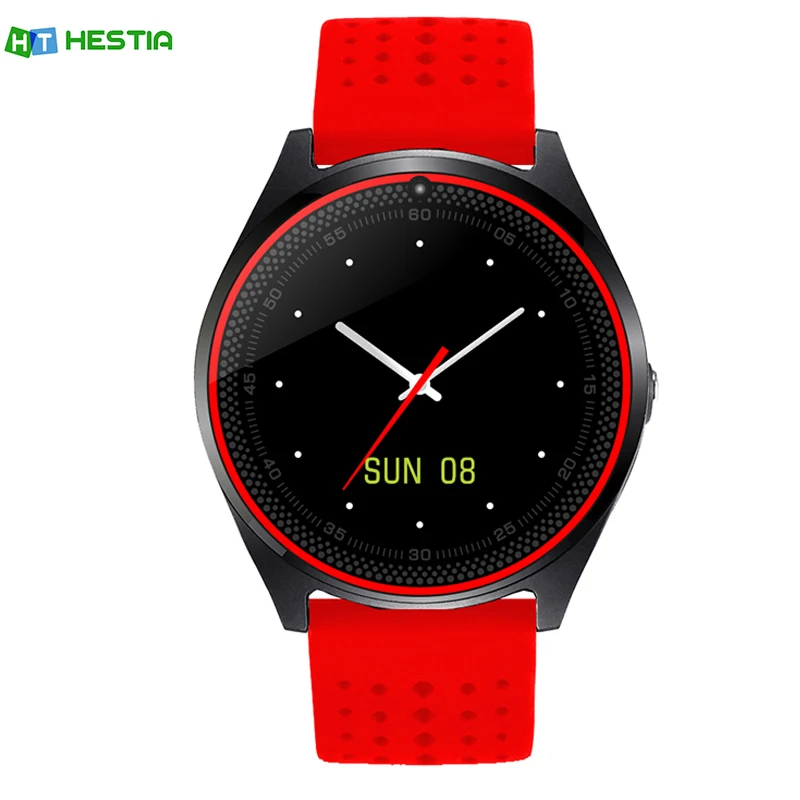 HESTIA V9 Bluetooth Смарт часы телефон Поддержка Sim TF слот для карты камера MTK6261D Smartwatch IOS
