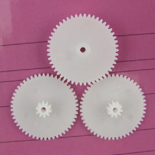 

10 pcs/lot 50102A Plastic Double-Deck Reduction Gear DIY Toys Robot Parts Free Shipping Russia