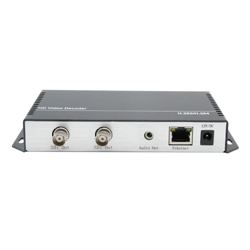 

HD 3G IP to SDI Decoder IP Streaming To HD-SDI 3G-SDI Video Audio Decoder H.265 H.264 HTTP RTSP RTMP UDP HLS To SDI Converter