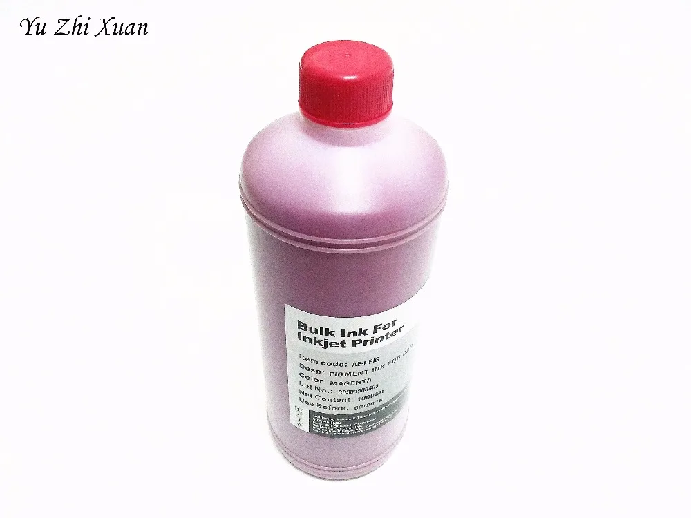 Yu Zhi Xuan! Совместимые УФ пигментные чернила для Canon IPF 5000/5100/6100/500/510/600/610/700/710/605
