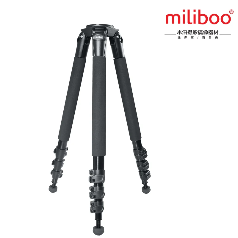 Miliboo mtt702a (без головы) Портативный алюминиевый штатив для профессиональных видеокамер/видео Камера/DSLR стенд, несущей 25 кг