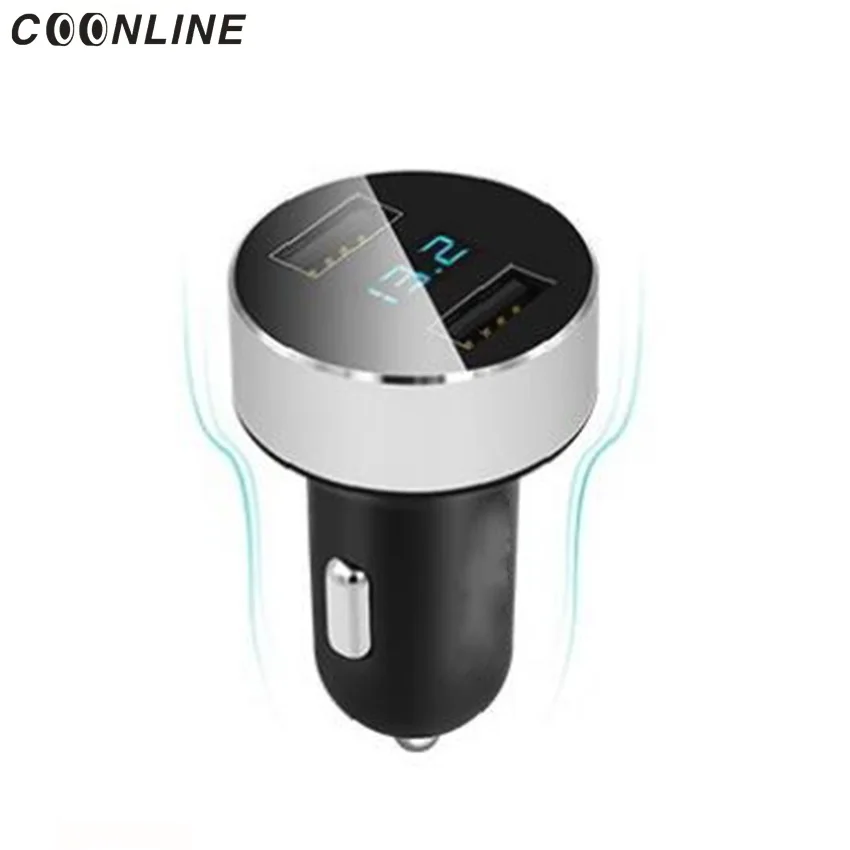 Intelligent 5V 3A Cigarette lighter Dual USB Car Charger Quick