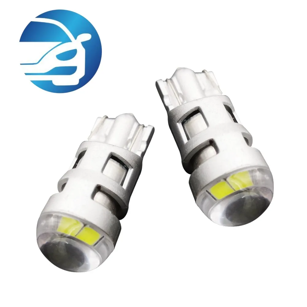 

4 PCS Car Bulbs Accessories Styling 12V W5W 194 T10 LED 5630 2SMD Reading Dome Interior Light Auto Wide Light Diode Lamp Bulbs