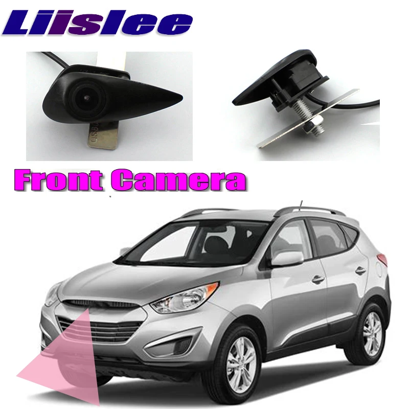 Для Hyundai Tucson LM TL 2009 ~ 2020 Автомобильный логотип Передняя камера ночного видения