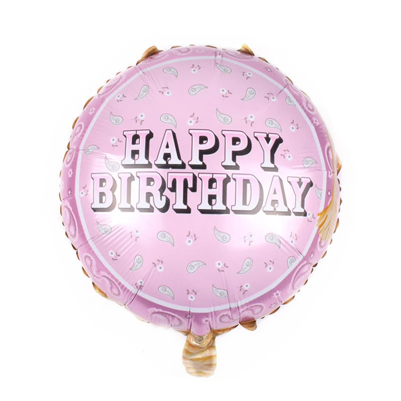 18 дюймов фольгированные шары «С Днем Рождения» для маленьких мальчиков и девочек День рождения Декор в виде короны воздушные шары с гелием для sjower вечерние поставки круглый Globos - Цвет: S28