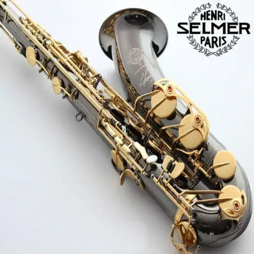 

Brand New France Henri Paris Professional Tenor Saxophone R54 Black Lacquer Musical Instruments Professional Sax Tenor R54