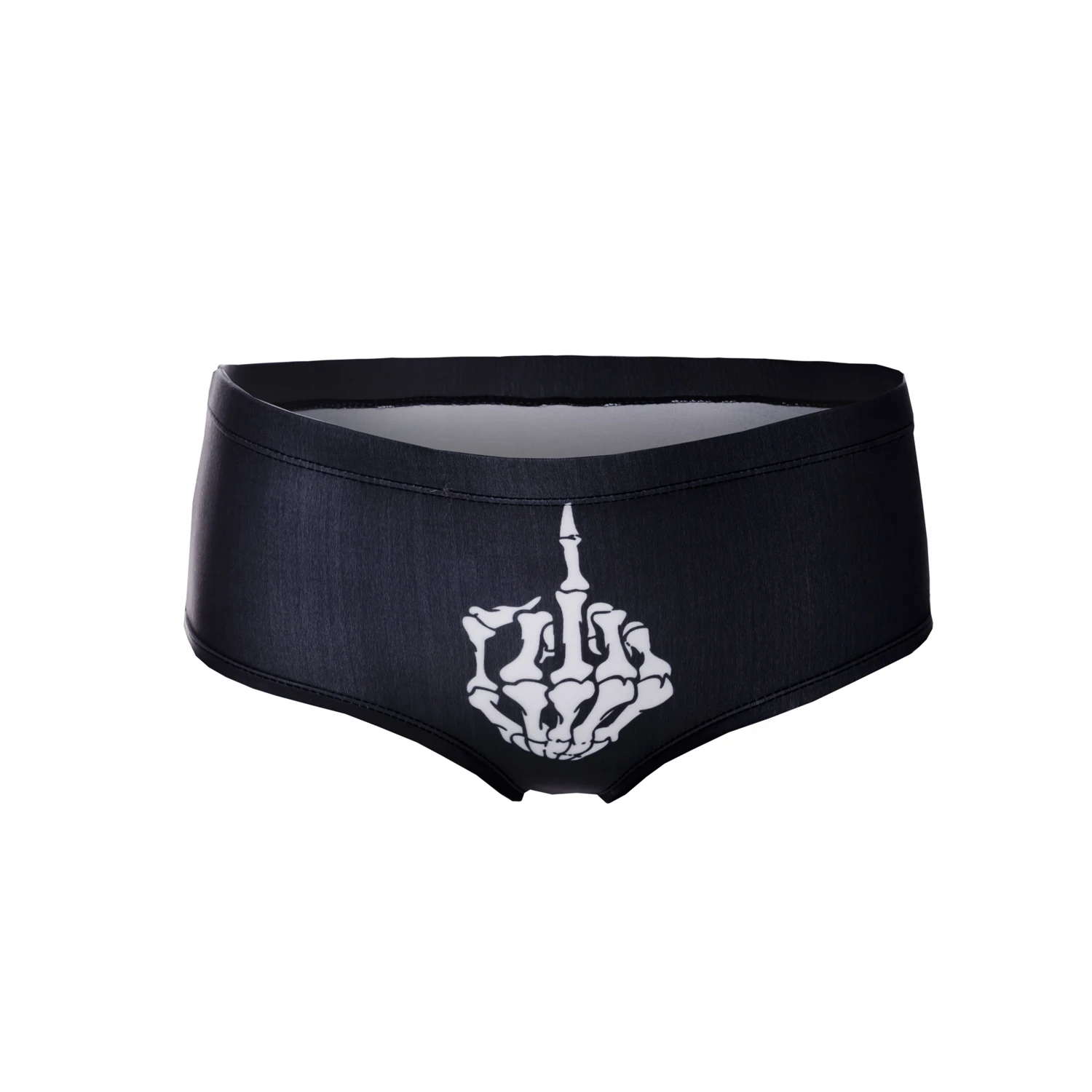 

2019 New Arrived Cool Skeleton Printed Intimates Women Sexy Hot Underwear Print Knickers Black Sexy Linegrie Briefs Panty