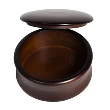 Деревянная щетка для бритья мылом миска с крышкой бритья круглое мыло чашка для щетка для лица Мужской чистки лица кружка для мыла товары для бритья