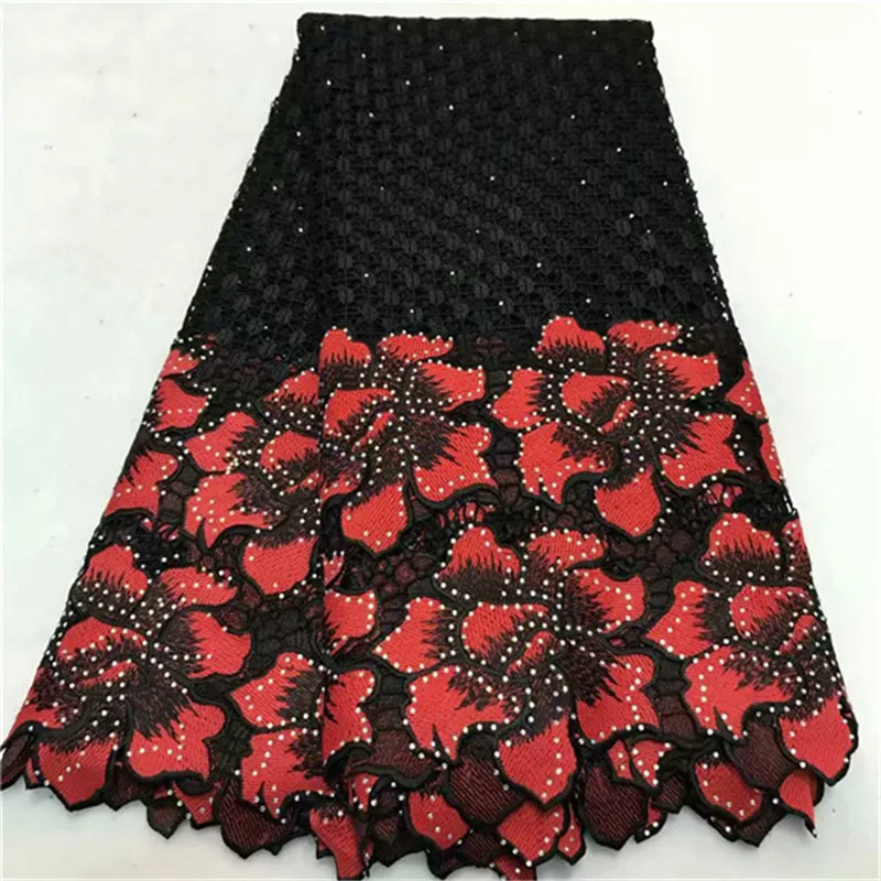 

2018 New Design African Lace Fabric 2018 Wholesale France Swiss Voile Lace High Quality African Tulle Cord Lace Fabric