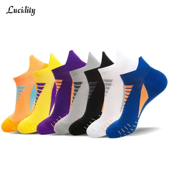 

2pair/lot=4pieces Running Mens Sports Socks Fashion Towel Bottom Outdoor Socks Male Fashion Casual Socks Short Man