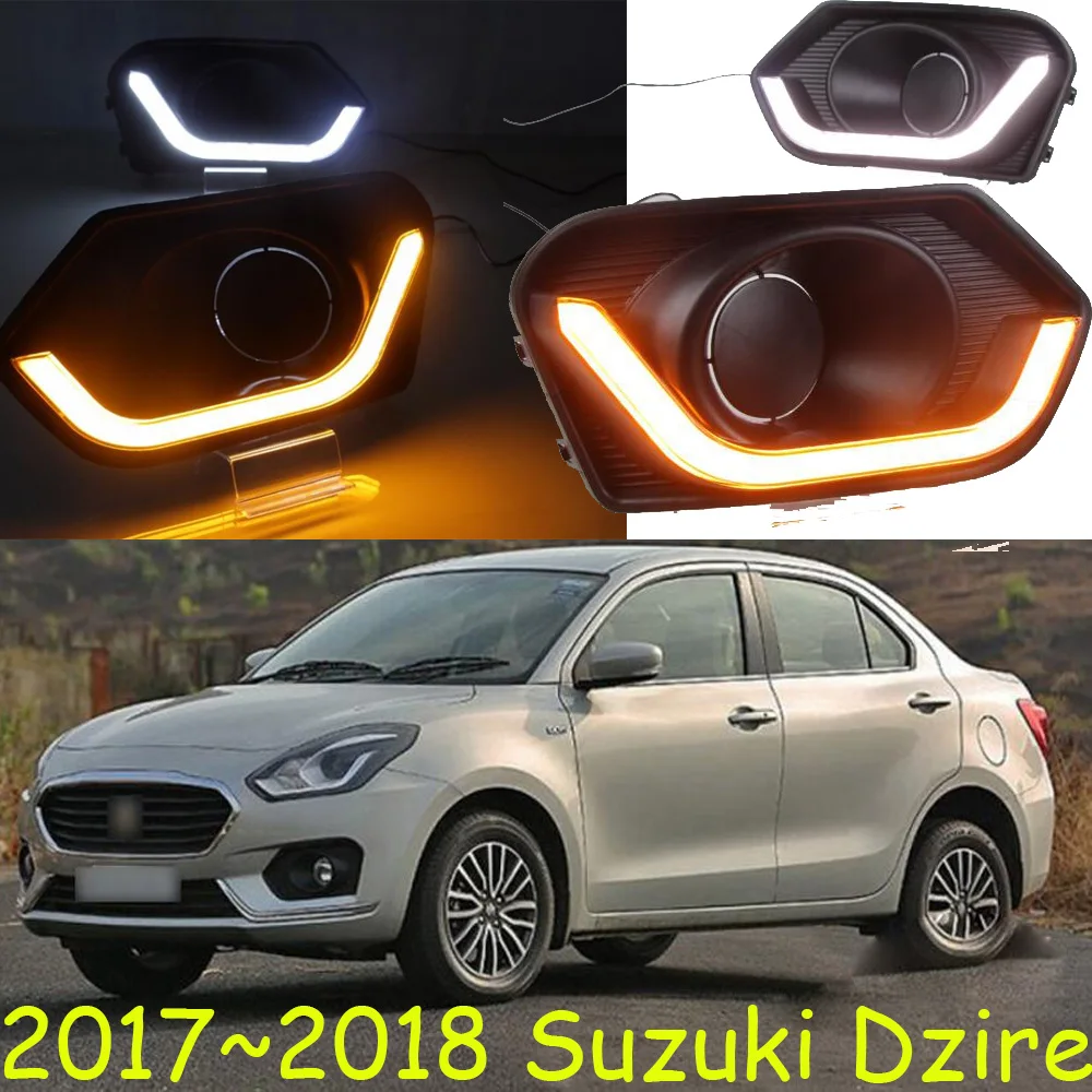 Dzire Дневной светильник бампер светодиодный 2017 ~ 2018 автомобильные аксессуары
