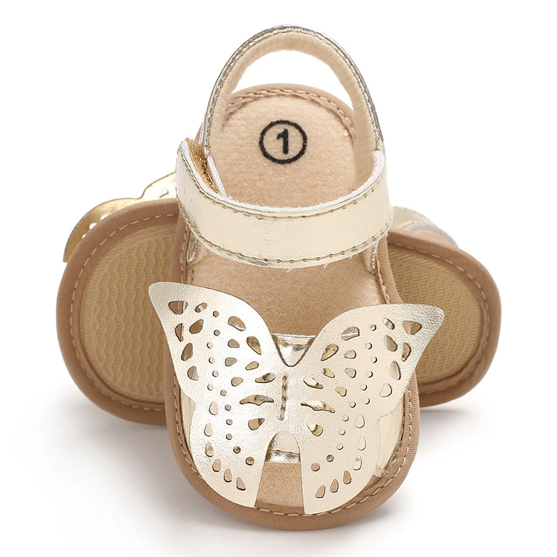 gold booties for baby girl