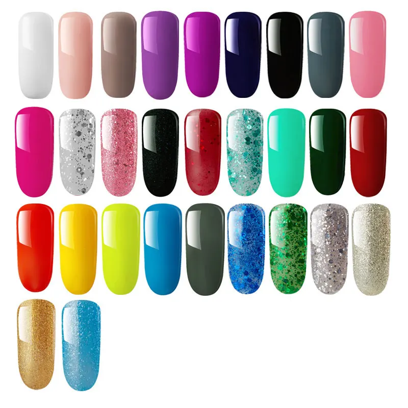 Beateal جديد 54 الألوان كوميستيك مسمار الفن جل للرسم الأشعة فوق البنفسجية/LED جيل للأظافر ورنيش نقع قبالة 8 مللي هلام مسمار ورنيش الأظافر الهلام ال...