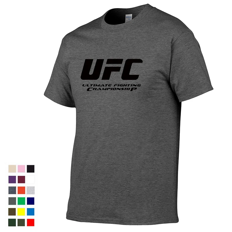 

Final fight ufc T-Shirts 2019 Funny Printed Short Sleeve Tshirts Summer Hip Hop Casual 100% Cotton O-neck Tops Free shipping