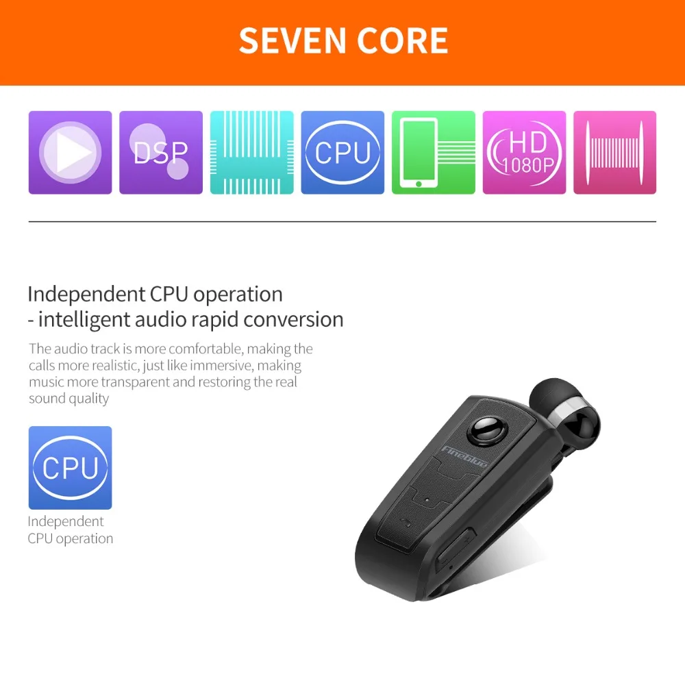 FineBlue F910 мини беспроводной Auriculares драйвер Bluetooth гарнитура звонки напоминают износ вибрации клип спортивные наушники для бега