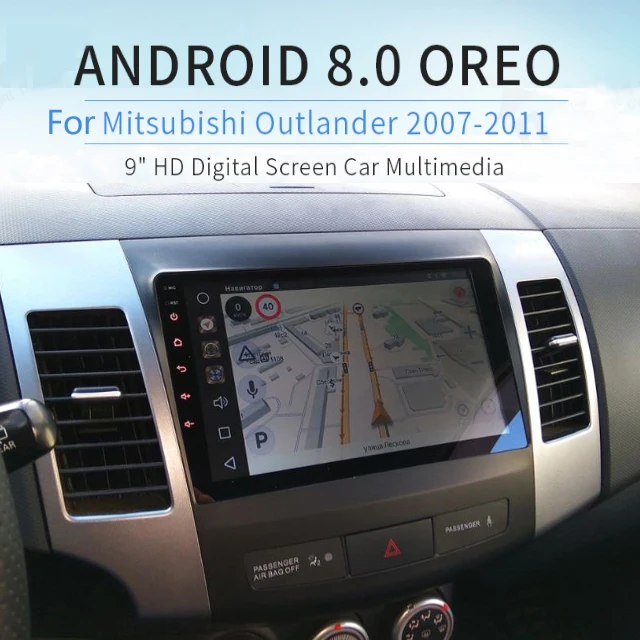 

9" IPS 1Din Car Radio Android 8.0 for Mitsubishi Outlander Multimedia 2007 2008 2009 2010 2011 GPS Navigation Auto Stereo Canbus