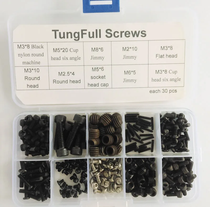 

100% new The best sales in Stock Screws M2.5-M5 Assorted Kit, Standoff Frast shipping