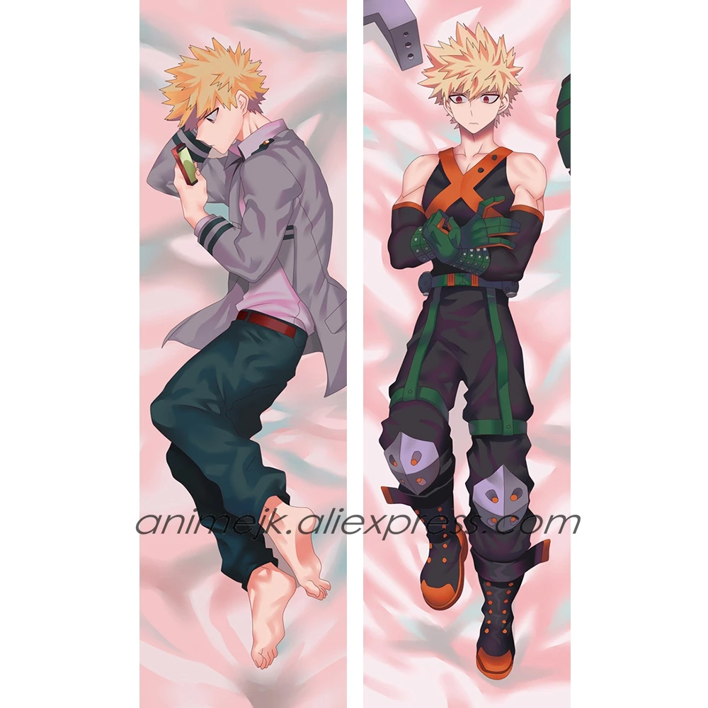 Аниме JK Boku no Hero My academic Bakugou Katsuki мужской чехол для подушки Dakimakura подушки|Реквизит