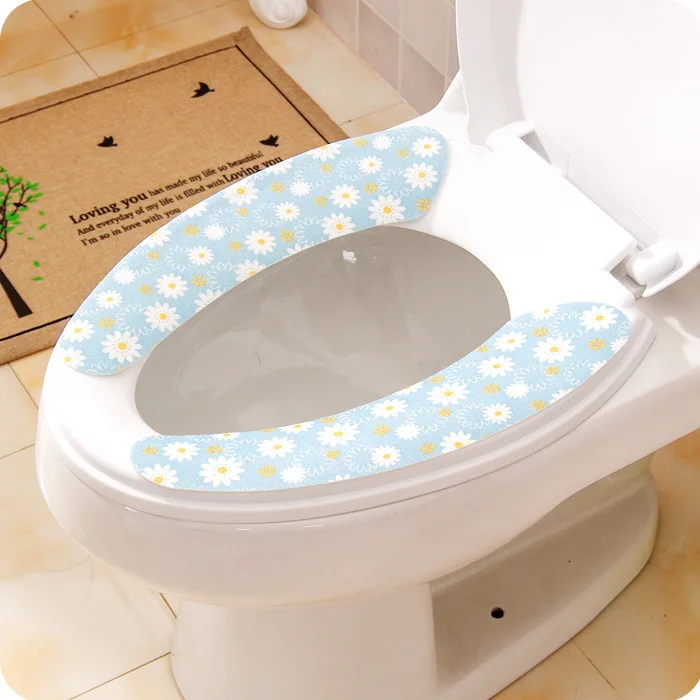 Toilet Seat Heated Super Practical Paste Toilet Seat Cover Candy