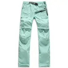 Открытый Женщины для отдыха быстро высыхающая Штаны Съемная укороченные штаны Туризм Отдых Рыбалка восхождение Штаны