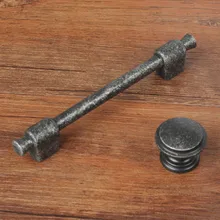 115MM vintage distress dresser kitchen cabinet door handles antique iron drawer shoe cabinet knobs 4.5″ retro furniture handles