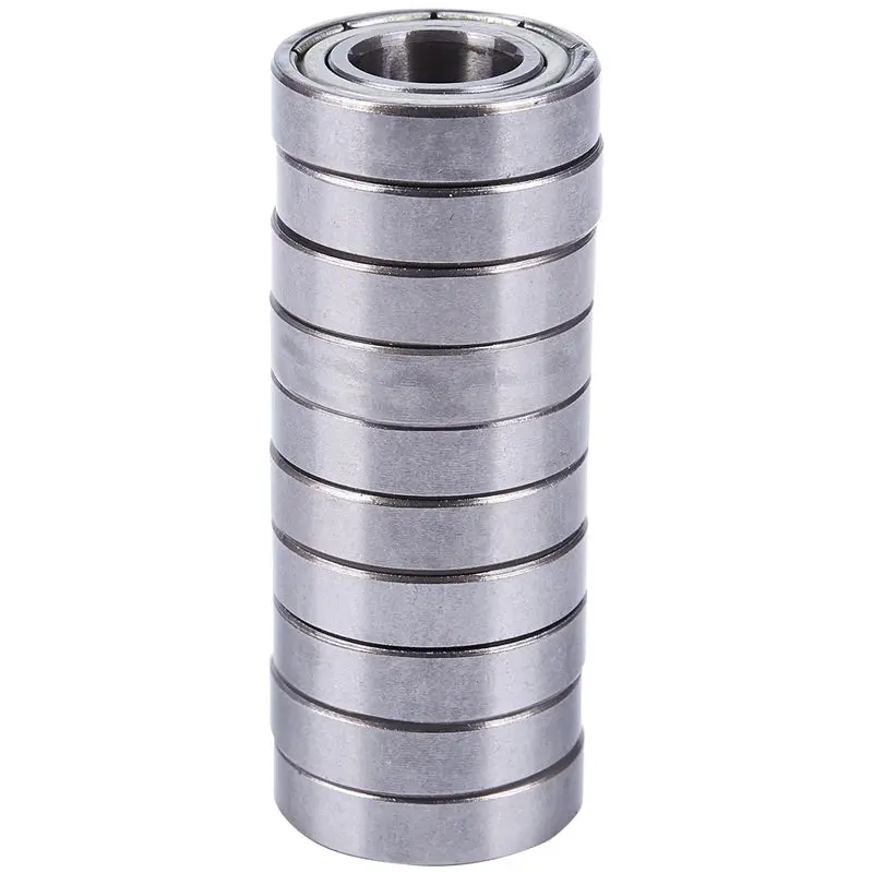 

10 Pcs 12mm x 24mm x 6mm Sealed Deep Groove Radial Ball Bearings 6901Z
